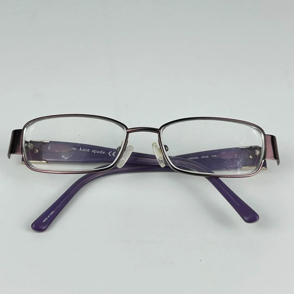 Kate Spade Jordan 0DU6‎ Women's Eyeglasses Frame Purple Plastic Full Rim 130 mm